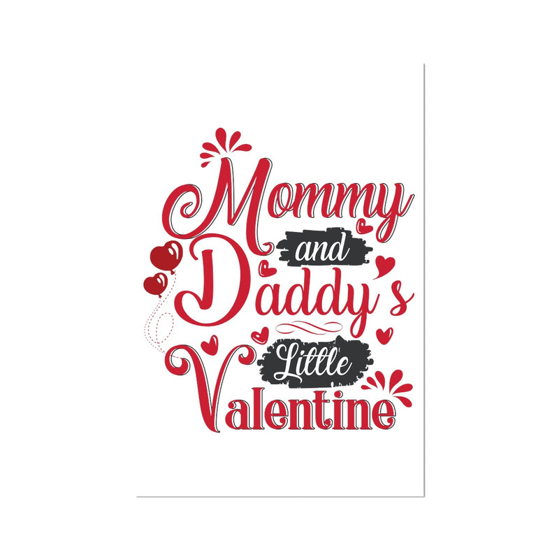 Mummy and Daddys Little Valentine Fine Art Print - Staurus Direct
