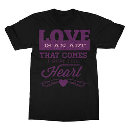 Love Is An Art That Comes From The Heart Softstyle T-Shirt - Staurus Direct