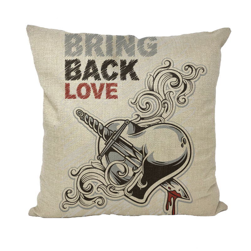 Bring Back Love Throw Pillow with Insert