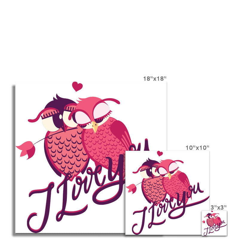 Owls Love You C-Type Print - Staurus Direct