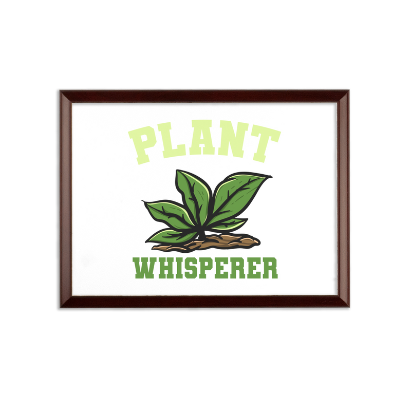 Plant Whisperer Sublimation Wall Plaque - Staurus Direct