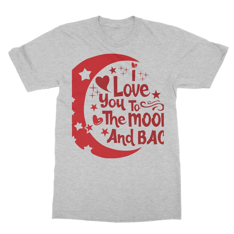 I Love You To The Moon & Back Softstyle T-Shirt - Staurus Direct
