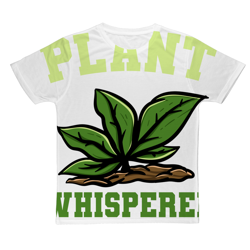 Plant Whisperer Classic Sublimation Adult T-Shirt - Staurus Direct