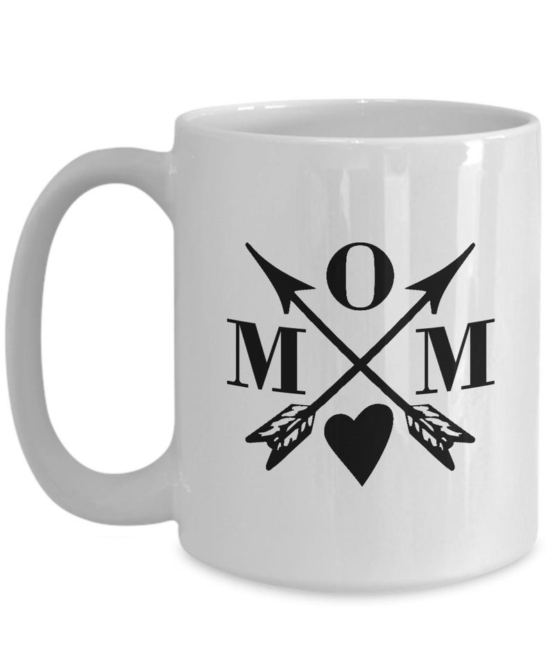 Mom Cross |  White Cool Coffee Mug