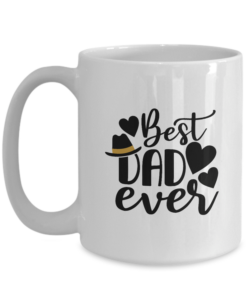 White Coffee Mug best dad ever  fathers Day Gift Lovers Gift To Dad  Presents Gifts| White Cool Coffee Mug