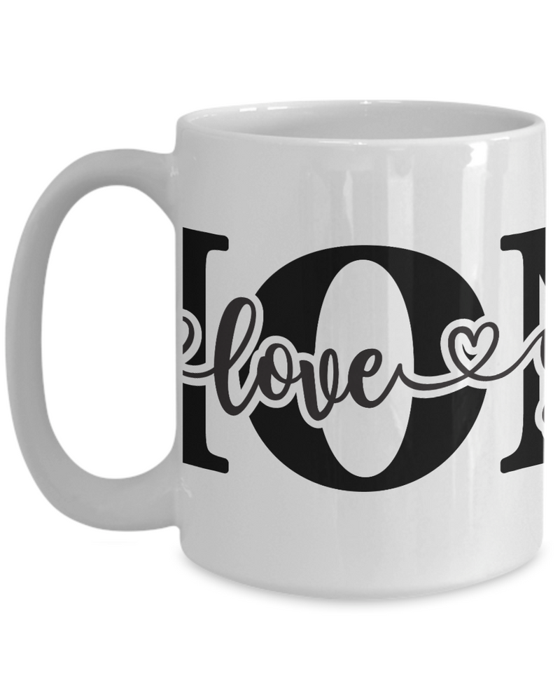 i love you Mom | Unique Design Stay Cool Coffee Mug | White Cool Coffee Mug