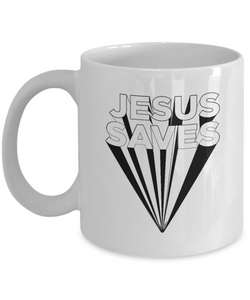 Jesus Saves White Mug.jpg