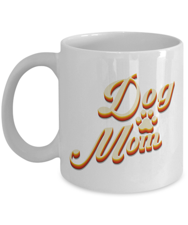 "Dog Mum" Letter Print Mug