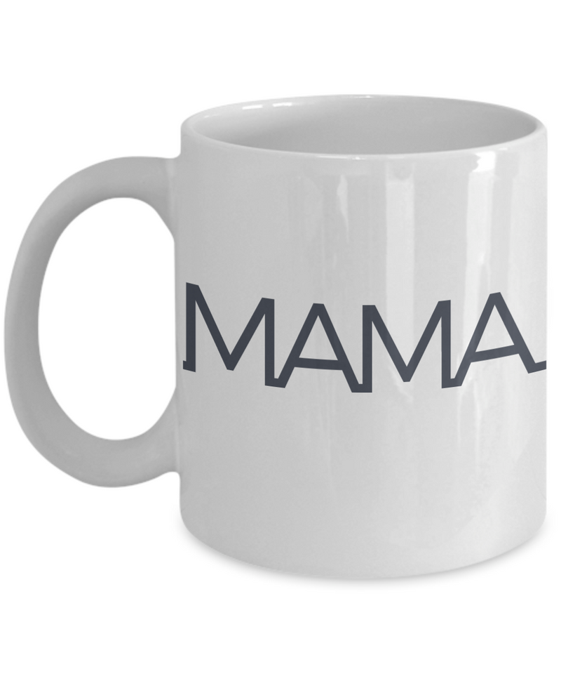 Heartbeat Mama | Unique Design Stay Cool Coffee Mug | White Cool Coffee Mug