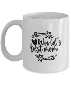 White Coffee Mug world's best momMug  Mothers Day Gift Lovers Memorial Presents Gifts| White Cool Coffee Mug