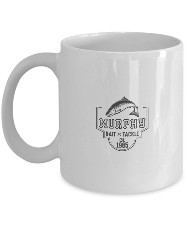 White Tea Coffee Chocolate Murphy Bait Tackle est 1985 Aquarium Fishing Lover Dad Uncle Friends Vacation Presents Gifts|  White Cool Coffee Mug