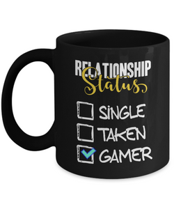 Relationship Status Single Taken Gamer Mug.jpg