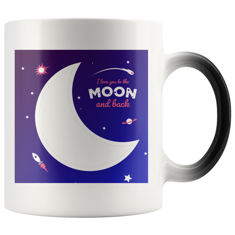 Love You To Moon & Back - Magic Mug - Staurus Direct