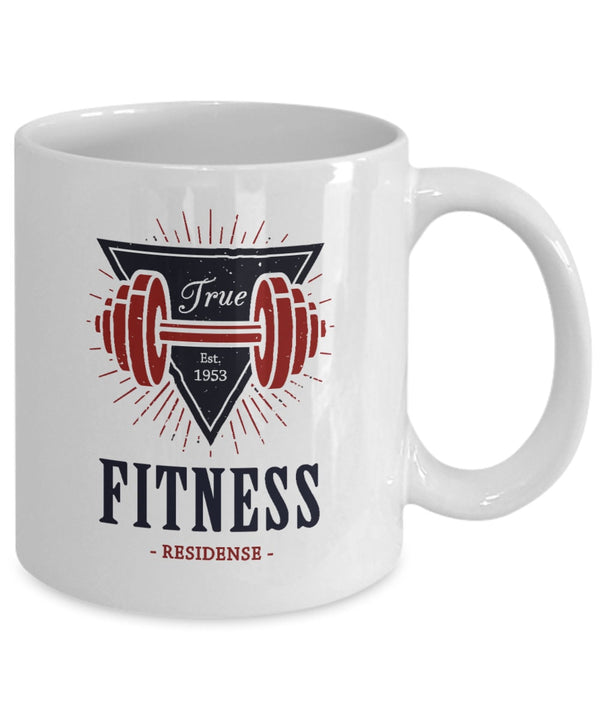 True est 1953 Mug - Fitness Coffee Mug - Exercise Shake Mug - Gym Lover Gift - Workout Mug Gift