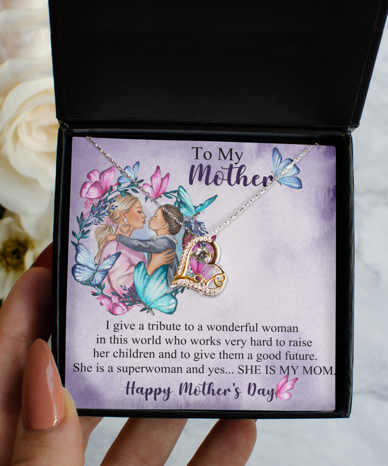 Tribute To A Wonderful Woman - Mothers Day Necklace