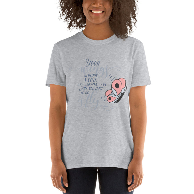 Your Wings Ladies Short-Sleeve Unisex T-Shirt
